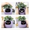 AD23-AI Husdjursblomkruka Planteringsrobot 7 Smarta Sensorer Smart Planterare Planteringstid Temperaturvisning Blomkrukor