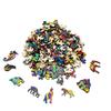 Non-Toxic Kids Puzzles Toy Stained Wooden Cartoon 3D Jigsaw Animal Puzzle Tree Educational Toys Games Wood Diy Puzzle Crafts Gift