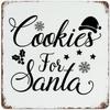 Christmas Metal Wall Art for Home Living Room Kitchen Decor