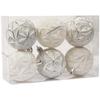 Set of 6 plastic baubles, SS-6340