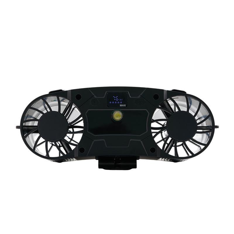 2026 Ultra-Long Battery Hanging Waist Fan: Semiconductor Refrigerated Clip for Neck, Waist, or Desktop Cooling