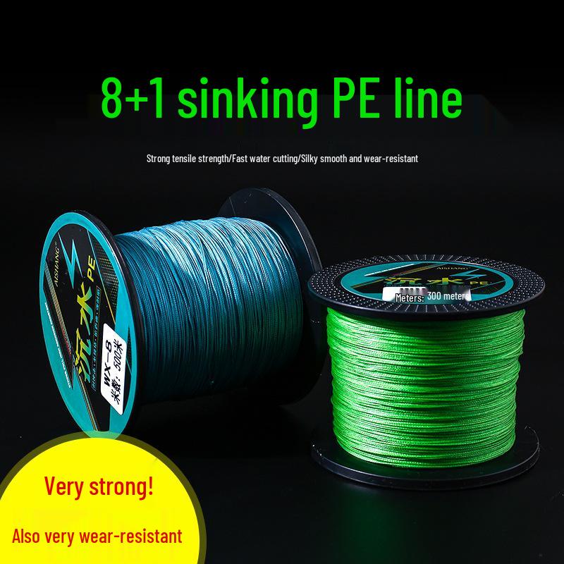 811 Dyneema Core 8+1PE Braided Fishing Line - Long Cast, Super Smooth, High Strength
