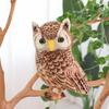 20/25/30cm Simulation Owl Plush Toys Soft Stuffed Lifelike Owl Doll Pretty Desktop Pets Funny Children Performance Game Props
