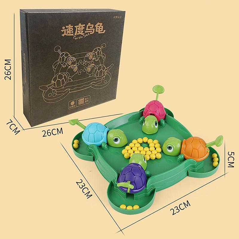 1 Set Children Gifts Hungry Turtle Board Games Turtle Snatching Bean Ball Table Game Kids Educational Toys Family Party Games