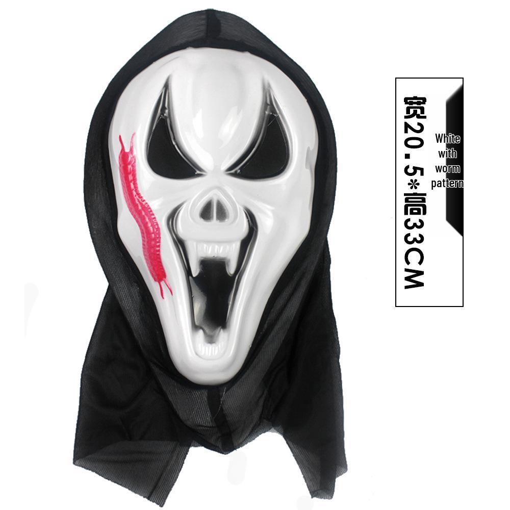 Mască de Mascaradă Vintage Halloween Fantomă Craniu - Design Scream Față Completă pentru Festival sau Petrecere