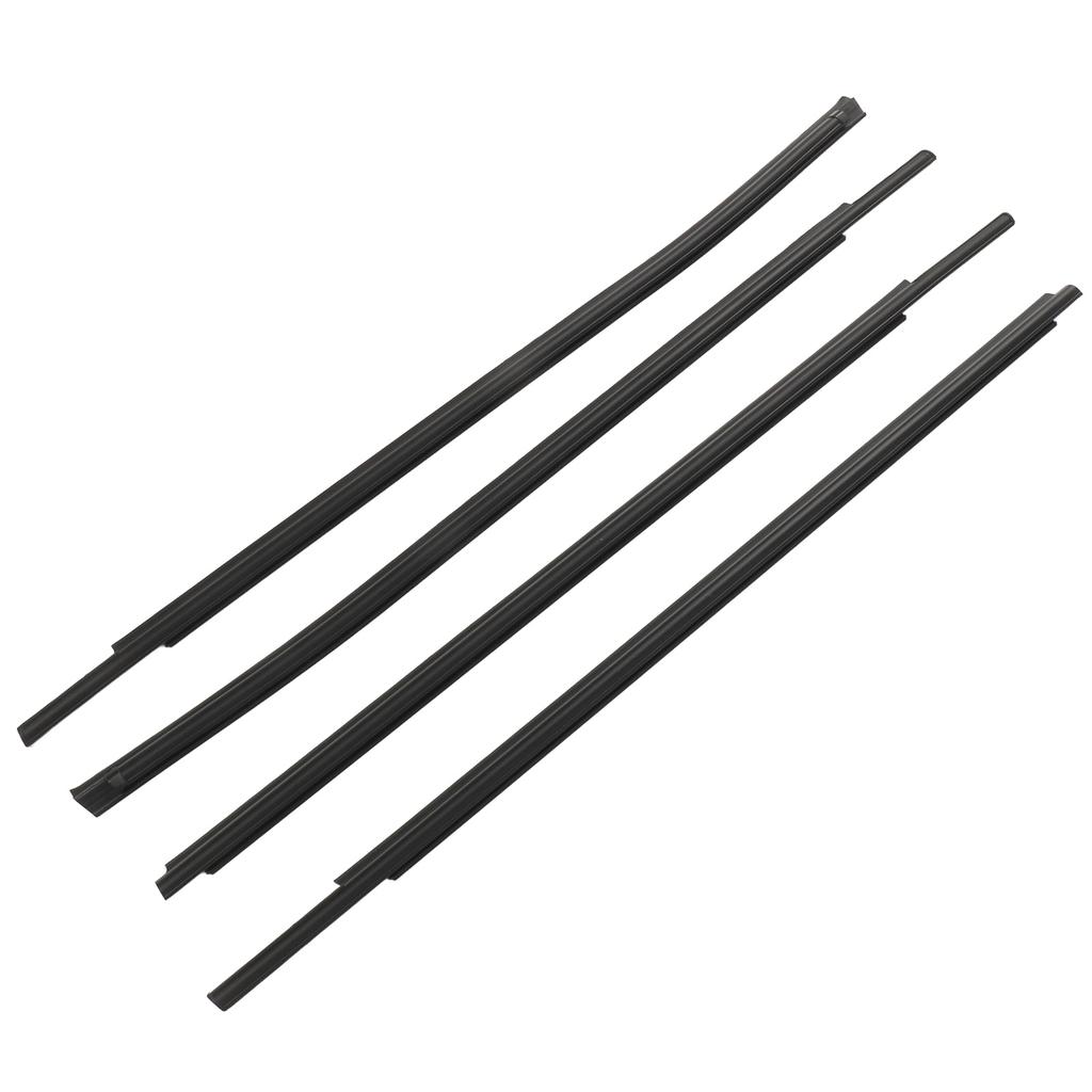 4Pcs Door Belt Molding Weatherstrip 68160?0C020 Weatherstrip Molding Trim Replacement for Toyota