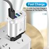 3-Port USB + Type-C Home & Travel Charger, EU/UK Standard, 5V/2.4A, New Model