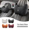 YHB3  For Mercedes Benz AMG W211 W203 W204 W210 W202 Car Headrest Neck Support Seat Auto Breathable Pillow Protector Neck Compatible