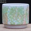 Creative Handmade Coarse Pottery Terracotta Pot - Large Square Glossy Glazed Planter with Low Breathable Rim for Succulents and Pothos