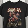 Unisex Sum 41 Grande Grafik-T-Shirt | Vintage Band-T-Shirt SUM 41