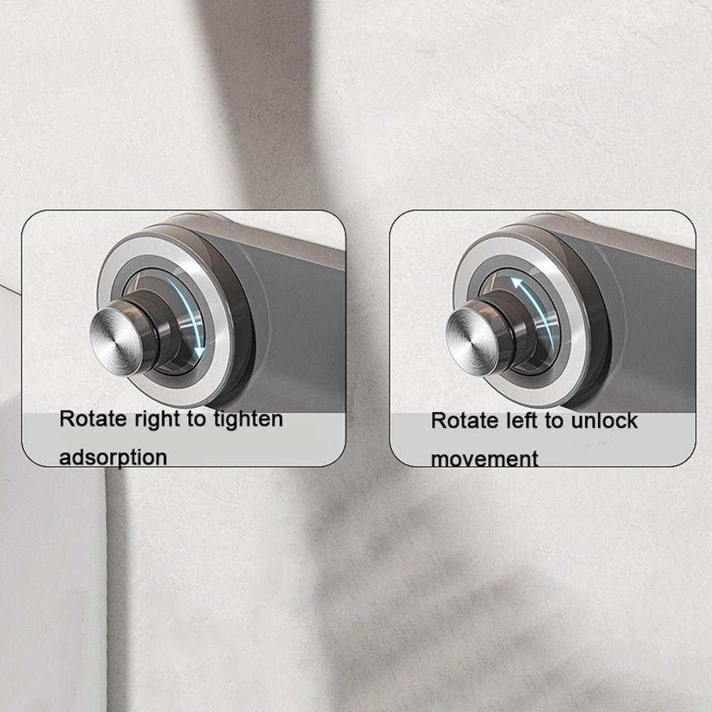 Wall Mounted Magnetic Hair Dryer Holder Non Perforated Hair Drier Storage Stand  Bathroom