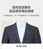 Langdeng men's casual suit jacket with two button pattern