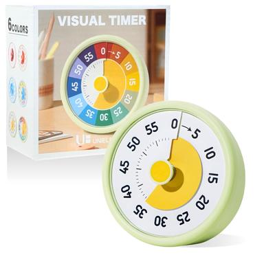 [UNiELEMENT] Study Timer, Realistic Timer for Kids, Educational Pomodoro Timer, Exam Timer, Focus Timer, Green