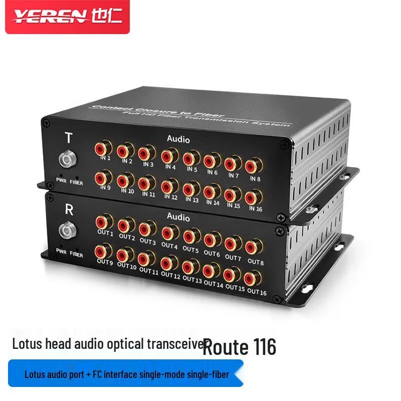 Yeliren Multi-Channel Audio & Alarm Fiber Optic Transceivers