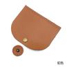 5pcs Bag Flip Cover PU Leather Magnetic Buckle Purse Handmade Bottom for DIY Handbag Shoulder Bags Making Accessories 10x12cm