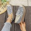Sequin Women's Shoes Summer Breathable Flat Single Shoes Versatile and Fashionable Old-fashioned Beijing Cloth Shoes
