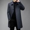 Firstview Men's Urban Casual Double-Faced Wool Coat