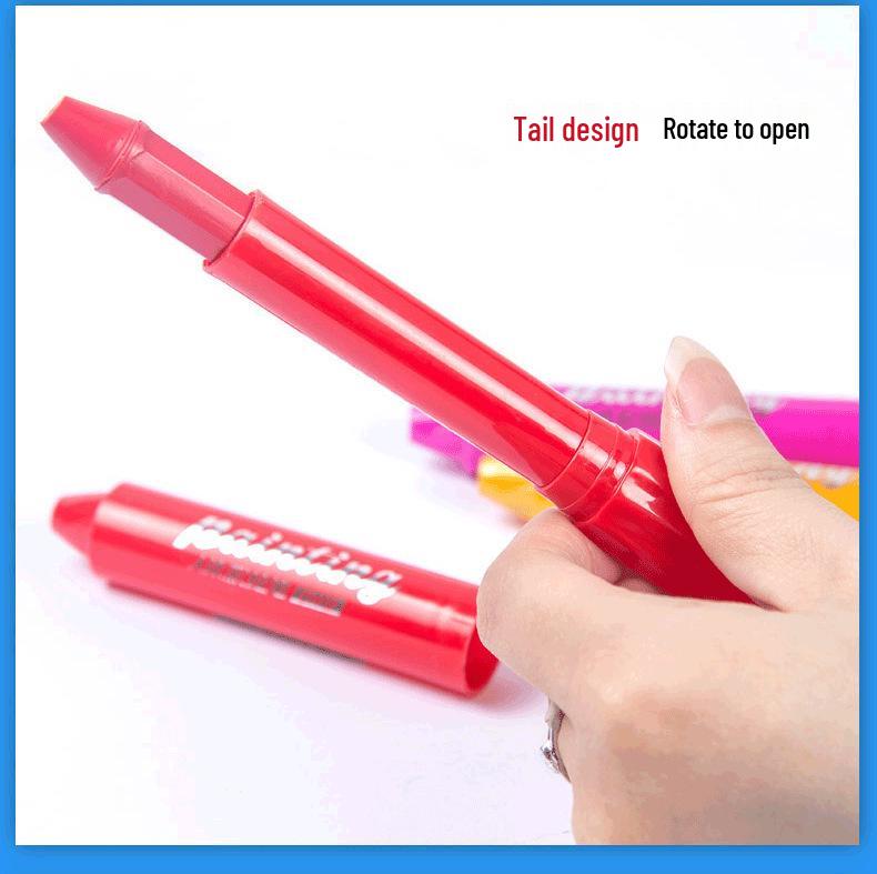 BaoKe Washable Water-Soluble Body & Face Painting Crayons for Kids