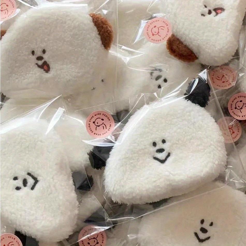 Portable Kawai Coin Bags Plush Money Organizer Pouch Cute Puppy ID Bus Credit Card Document Keys Storage Money Wallet Case
