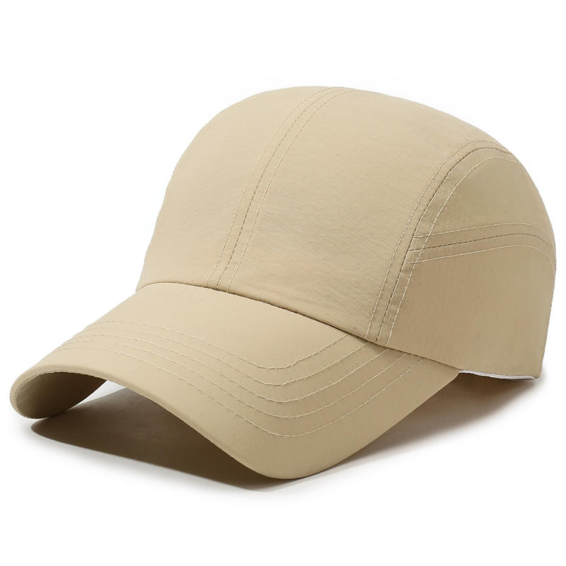 Summer lightweight breathable sports baseball cap, sun protection hat, outdoor fishing hat, casual