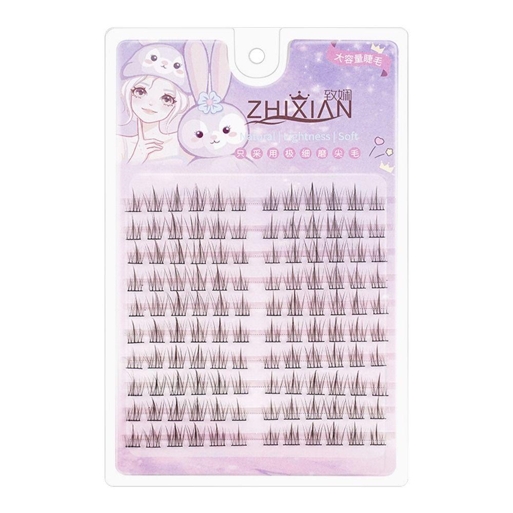 Eyelashes Extension Manga Lashes Glue Free Segmented False Eyelashes Cat Elf Eyelashes Men