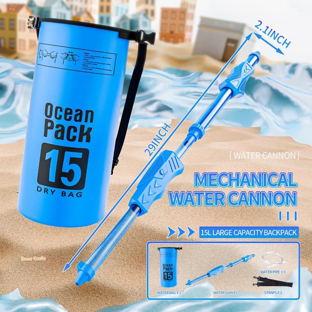 

Инструмент для распыления воды тянущего типа Летнее разбрызгивание воды Тянущий для фестиваля разбрызгивания воды Blue A