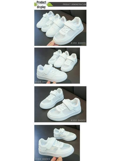 2024 Spring/Autumn Kids' White Shoes: Versatile Casual for Boys & Girls