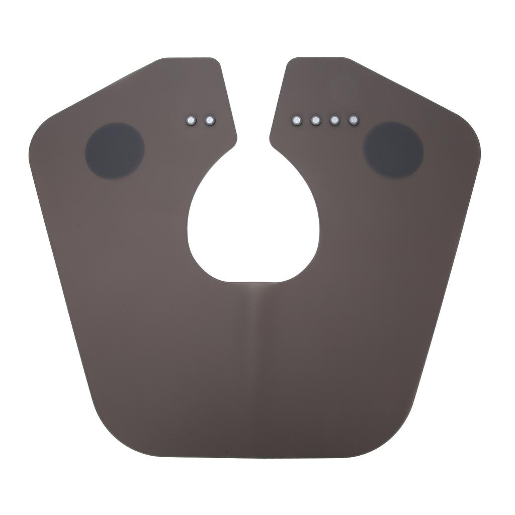 Professional Silicone Waterproof Hairdressing Shawl Barber Shop Hair Cutting Dyeing CapeBlack