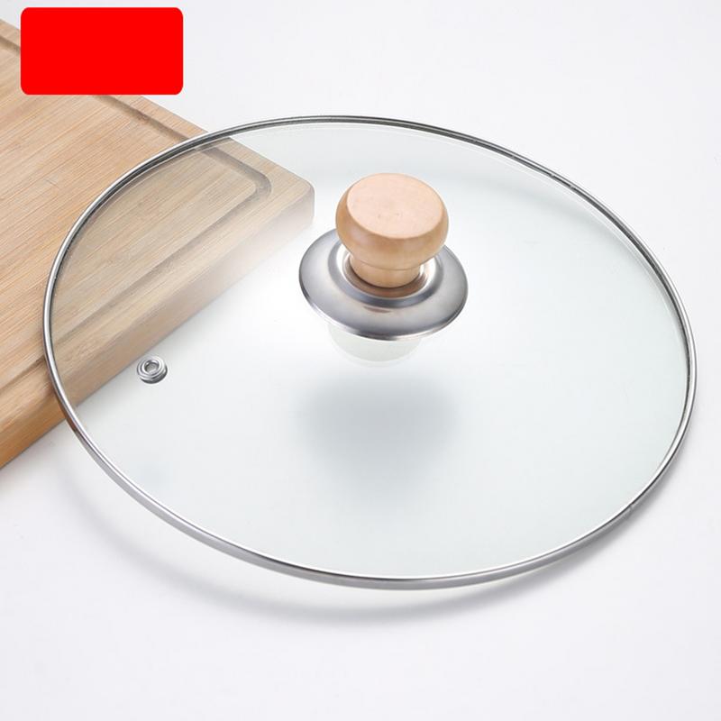 Universal Pot Lib Knobs Caps Wooden Heat-Resistant Cooking Pan Lid Covers Replacement Lifting Handle Kitchen Cookware Handgrip