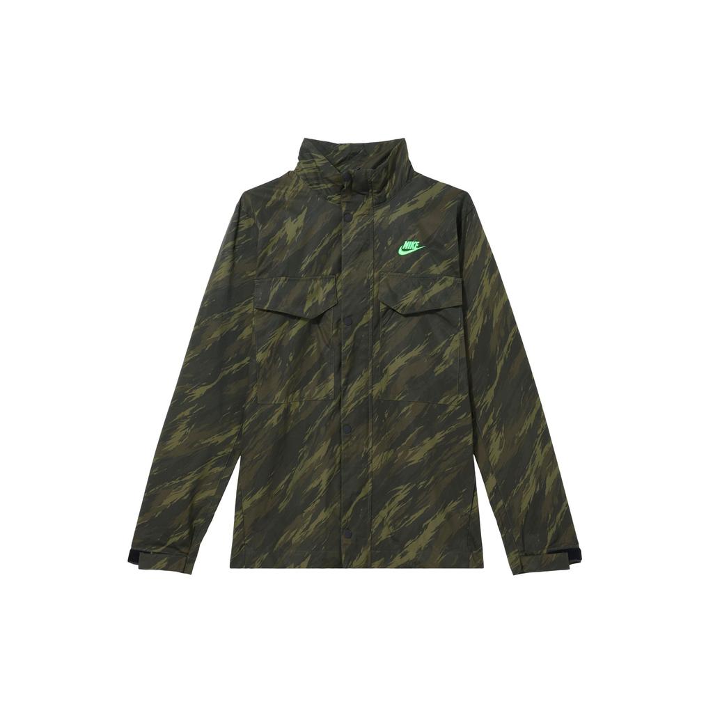 Nike Jackets Men's Impact Green Stand Collar Moderate Workwear DD4663-355