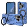 For Honor 400 Lite 5G Magnetic Case Rotating Metal Kickstand Shockproof PC+TPU Phone Back Cover