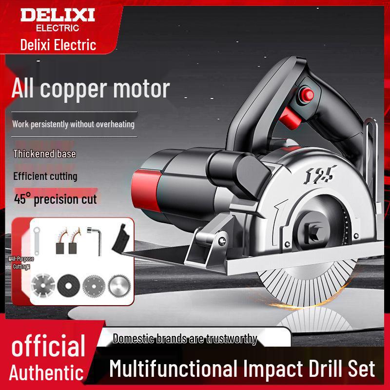 High-Power Multifunctional Handheld Electric Saw for Marble, Wood, Tile, Stone, Metal.