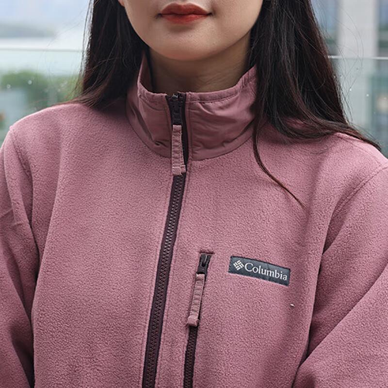 Columbia Fashionable Versatile Warm Thick Stand Collar Jacket Women jackets Pink XR7225-609