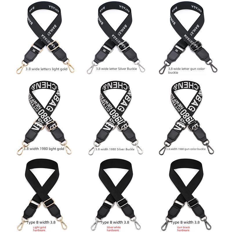 Neuer vielseitiger, breiter, gewebter, verstellbarer Umhängetaschengurt – Ersatzzubehör für Damen