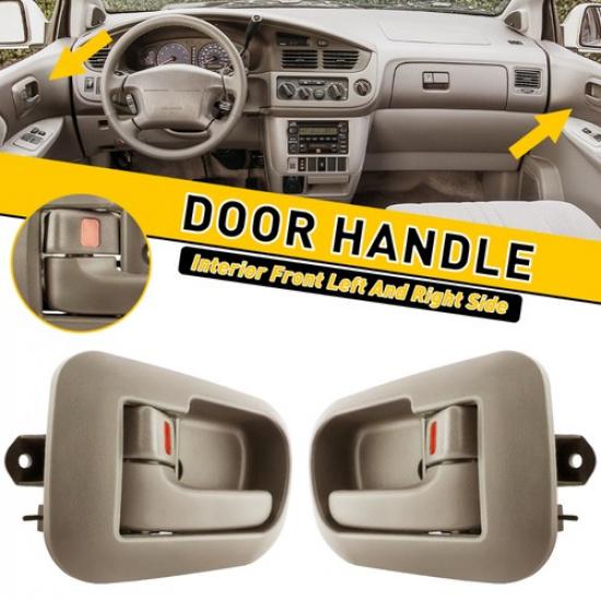 Front Side Left Right Door Interior Beige Handle Fit Sienna Toyota 1998-2003