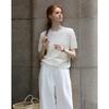 Demana Women's Textured Knit Short-Sleeve T-shirt