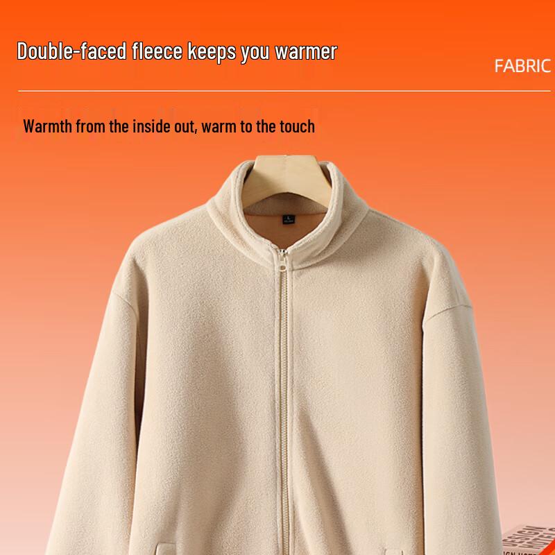 Baleno Men's Heavyweight Plush Lined Fleece Windbreaker Jacket