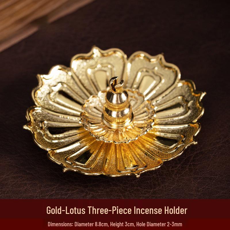Kodo Multi-Hole Gourd & Water Drop Incense Holders: Turtle, Zen Lotus, Dragon Soaring Designs
