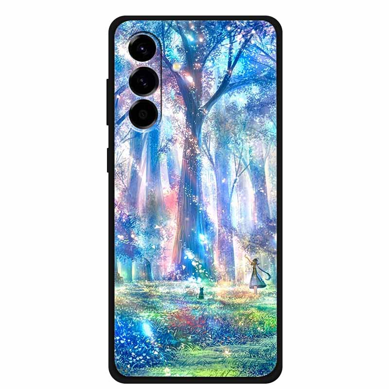 Custodia per Telefono per Samsung Galaxy S26 Custodia Nera in Silicone TPU Cover Posteriori per GalaxyS26 S 26 Custodia SamsungS26 Morbidi Paracolpi Protettivi