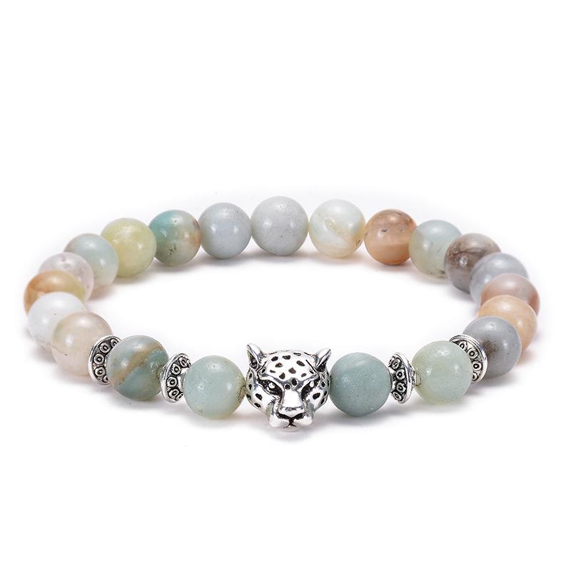 JYL TS Bracelet Animal Head Elastic Design Brings Boldness & Charm leopard head