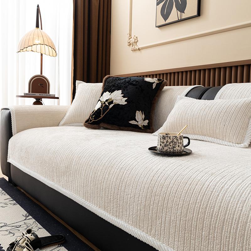 

Чехол для дивана из шенилла для декора гостиной, современная подушка для дивана, всесезонный коврик, защитный чехол для дивана, мягкий утолщенный диван, полотенце 70x70