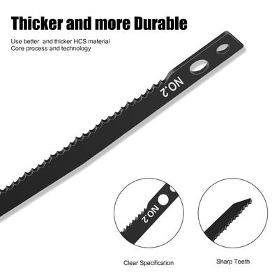 Woodworking Curve Saw Blade 10-Piece Set, Rough Tooth Saw Blade Set, Solid Wood Aluminum Alloy Plastic Cutting Electric Drill Accessories