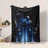 1pc Matrix, Neo Blanket Lightweight Flannel Throw For Sofa, Bed, Travel, Livingroom, Office, Couch, Chair, And Bed