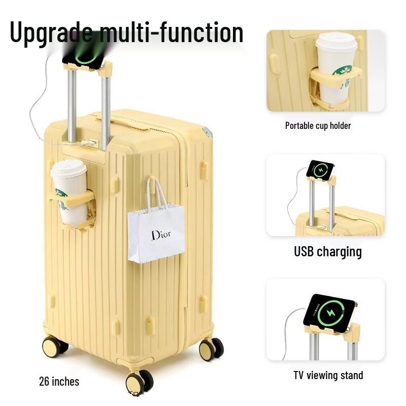 OEING Lightweight Zipper Spinner Luggage