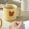 Retro Kaffeetasse Keramik Deckelloser Becher Mundspülbecher Haushalt Mädchen Hoch Aussehend Kinder Wasserbecher