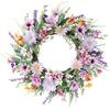 Künstlicher Blumenkranz 50cm für Innen und Außen Realistischer Blumenkranz für Hochzeits-Valentinstagsdekoration