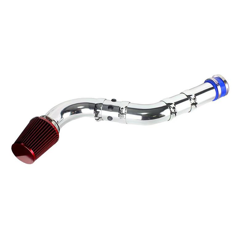 Universelles Auto Kaltluftansaugsystem 76mm 3 Zoll Aluminiumrohr Ansaugrohr Kit Turbo Direktes Kaltluftfiltersystem