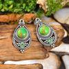 2Pcs Vintage Ethnic Bohemia Stone Setting Pendants For Women Earrings Necklaces Charms For Diy Making Jewelry Accessories