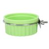 Parrot Food Bowl Clamps Holders Coops Cup,Bird Cage Water Bowl for Parakeet African Greys Conure Bird Feeding Dish Cups