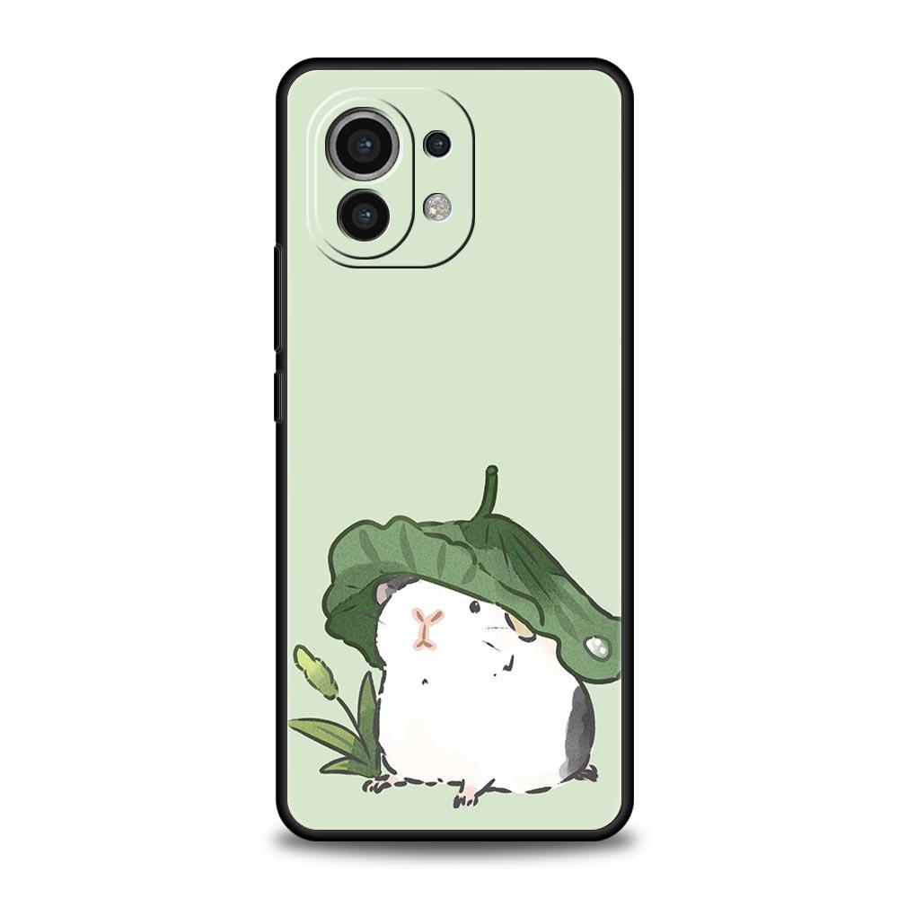 Animal Guinea Pig Cavy Cute Phone Case For Xiaomi Mi 15 14 13 12 11 Lite 14T 13T 12T 11T Pro Poco X7 X6 X5 X3 Pro F6 F5 F4 Cover